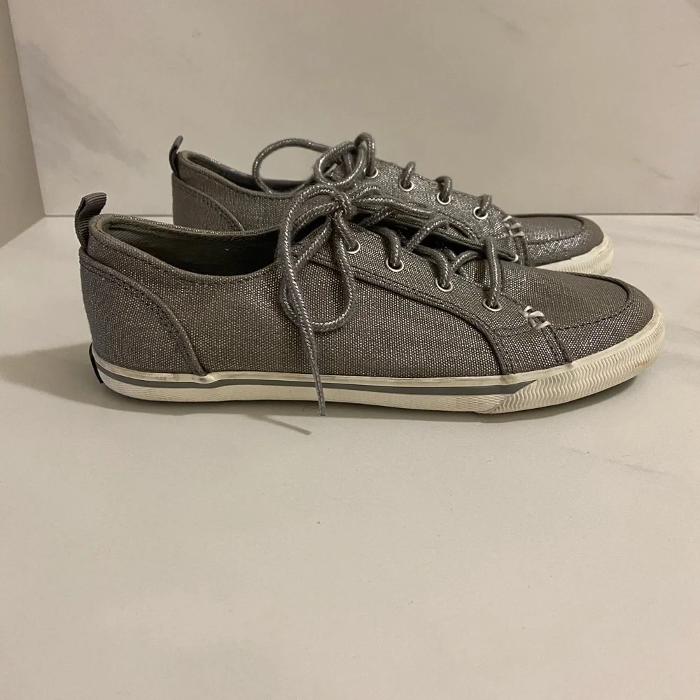 Sperry Lounge LTT metallic canvas sneakers - Picture 3 of 3